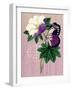 Butterfly Botanical Industrial Collage-Piddix-Framed Art Print