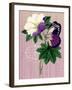 Butterfly Botanical Industrial Collage-Piddix-Framed Art Print