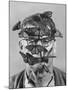 Butterfly Breeder Carl A. Anderson with Monarch Butterflies on His Face-John Dominis-Mounted Photographic Print