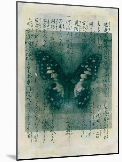 Butterfly Calligraphy I-Elena Ray-Mounted Art Print