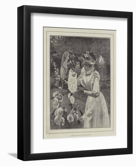 Butterfly-Catching-Pierre Andre Brouillet-Framed Giclee Print