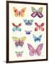 Butterfly Charts II-Courtney Prahl-Framed Art Print