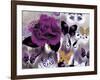 Butterfly Collage Magenta-Evangeline Taylor-Framed Art Print