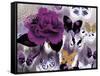 Butterfly Collage Magenta-Evangeline Taylor-Framed Stretched Canvas