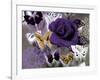 Butterfly Collage Purple-Evangeline Taylor-Framed Art Print