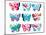 Butterfly Collage-null-Mounted Giclee Print