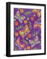 Butterfly Colors-Maria Trad-Framed Giclee Print