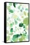 Butterfly Dance in Green B-Allyson Fukushima-Framed Stretched Canvas