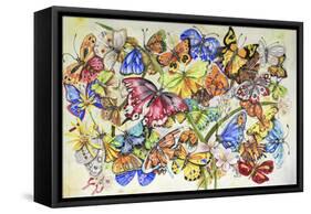 Butterfly Dance-Charlsie Kelly-Framed Stretched Canvas