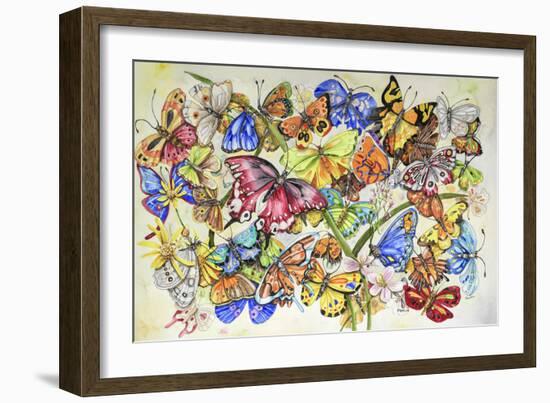 Butterfly Dance-Charlsie Kelly-Framed Giclee Print