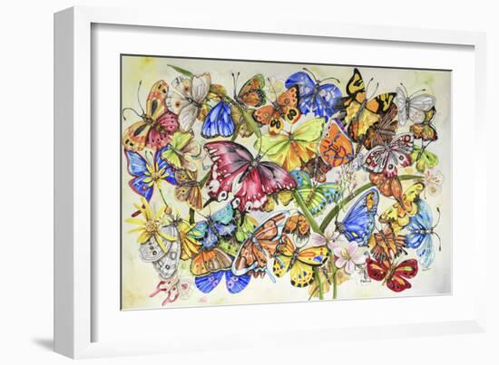 Butterfly Dance-Charlsie Kelly-Framed Giclee Print