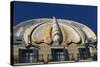 Butterfly, Decoration on Modernist Facade of Building in Example District, Barcelona, Spain-null-Stretched Canvas