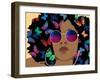 Butterfly Diva I-Alonzo Saunders-Framed Art Print