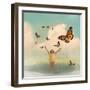 Butterfly Dream-Nancy Tillman-Framed Art Print