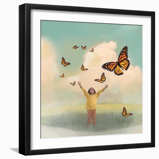 Butterfly Dream-Nancy Tillman-Framed Art Print