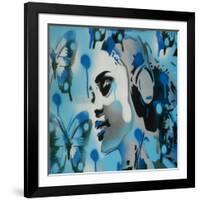 Butterfly Dreams-Abstract Graffiti-Framed Giclee Print