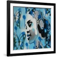 Butterfly Dreams-Abstract Graffiti-Framed Giclee Print