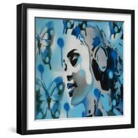 Butterfly Dreams-Abstract Graffiti-Framed Giclee Print