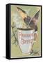 Butterfly Drinking Panama Coffee-null-Framed Stretched Canvas