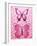 Butterfly Duo in Pink-Elizabeth Medley-Framed Art Print
