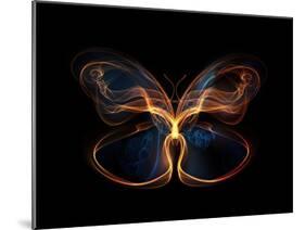 Butterfly Element-agsandrew-Mounted Art Print