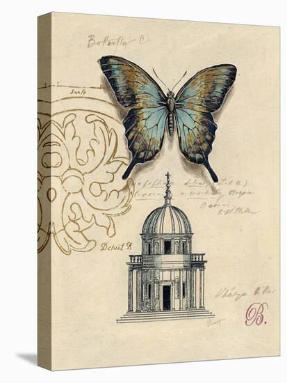 Butterfly Etching-Chad Barrett-Stretched Canvas