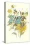 Butterfly Fairies Courting-null-Stretched Canvas