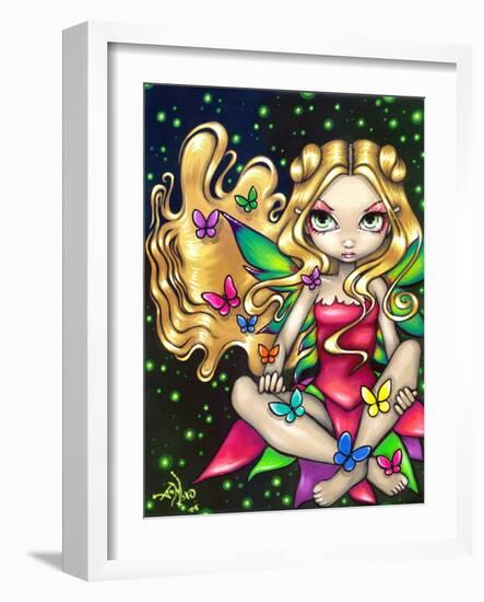 Butterfly Fairy Princess-Jasmine Becket-Griffith-Framed Art Print