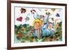 BUTTERFLY FAIRY-sylvia pimental-Framed Premium Giclee Print