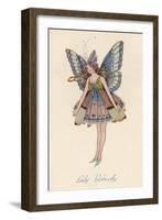 Butterfly Fairy-null-Framed Art Print