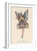 Butterfly Fairy-null-Framed Art Print