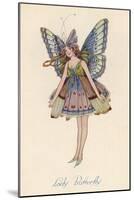 Butterfly Fairy-null-Mounted Art Print