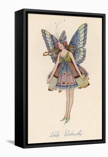 Butterfly Fairy-null-Framed Stretched Canvas