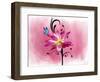 Butterfly Flower 3-Ata Alishahi-Framed Giclee Print