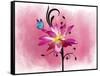 Butterfly Flower 3-Ata Alishahi-Framed Stretched Canvas