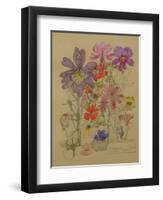 Butterfly Flower, Bowling, 1912-Charles Rennie Mackintosh-Framed Giclee Print