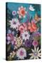 Butterfly Garden Delight-Julia Purinton-Stretched Canvas