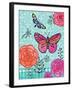 Butterfly Garden I-Teresa Woo-Framed Art Print