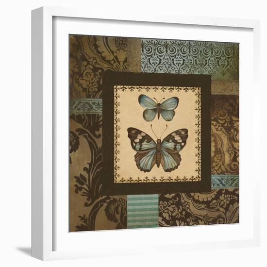 Butterfly Garden II-Kimberly Poloson-Framed Art Print