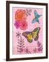 Butterfly Garden III-Teresa Woo-Framed Art Print