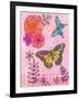 Butterfly Garden III-Teresa Woo-Framed Art Print