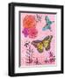 Butterfly Garden III-Teresa Woo-Framed Art Print