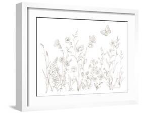 Butterfly Garden-Danhui Nai-Framed Art Print