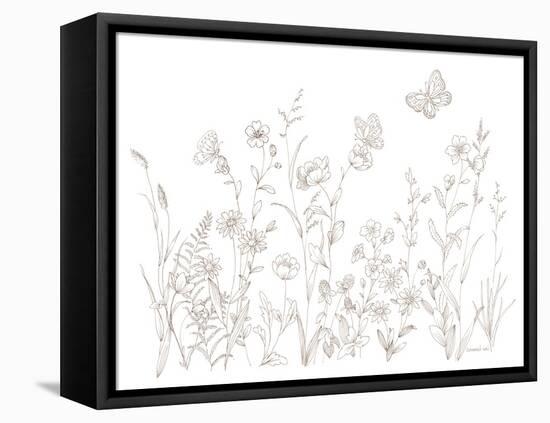 Butterfly Garden-Danhui Nai-Framed Stretched Canvas