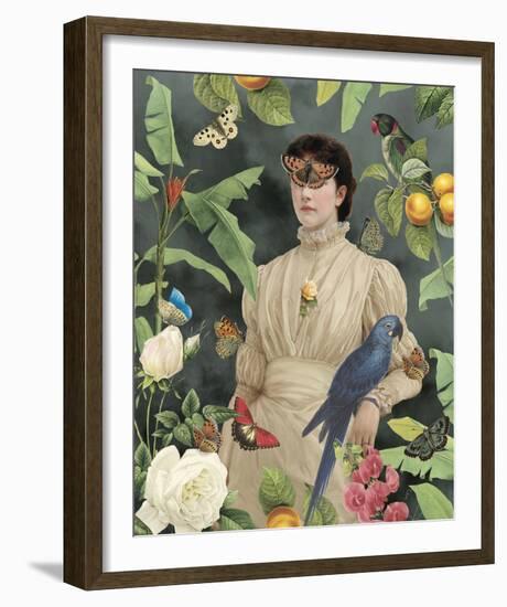 Butterfly Girl-Eccentric Accents-Framed Giclee Print