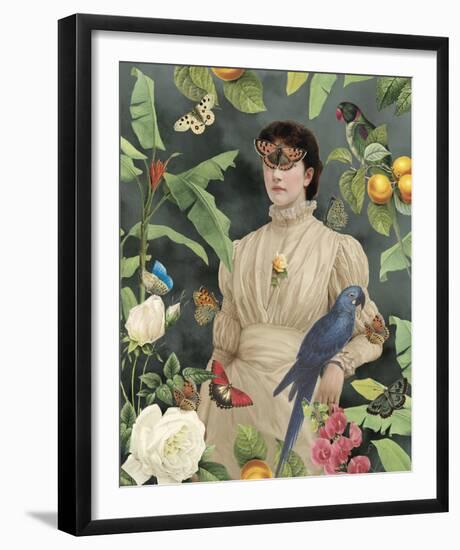 Butterfly Girl-Eccentric Accents-Framed Giclee Print