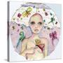 Butterfly Girl-Wyanne-Stretched Canvas
