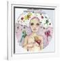 Butterfly Girl-Wyanne-Framed Giclee Print