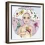 Butterfly Girl-Wyanne-Framed Giclee Print