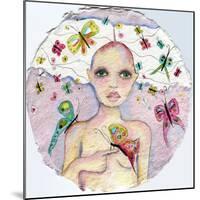 Butterfly Girl-Wyanne-Mounted Giclee Print